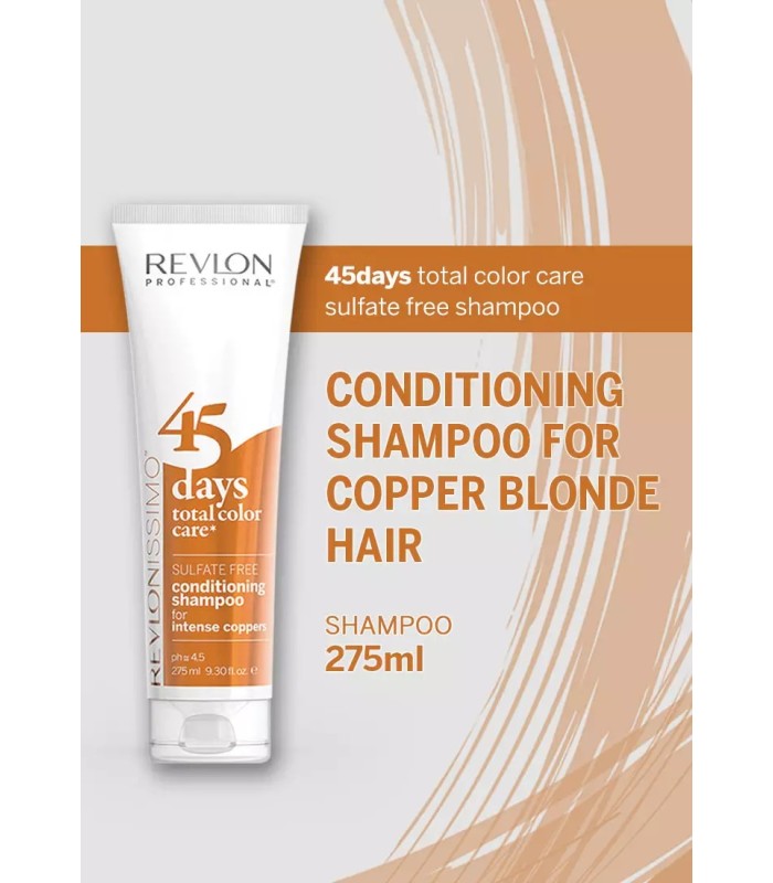 45 DAYS conditioning shampoo for intense coppers 275 ml