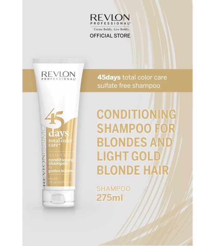 45 DAYS conditioning shampoo for golden blondes 275 ml