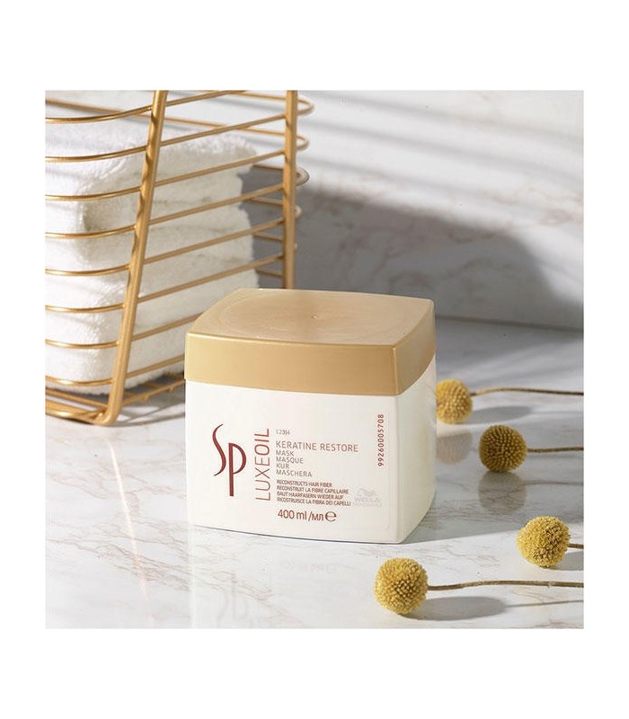 SP LUXE OIL  - keratin restore mask 400 ml