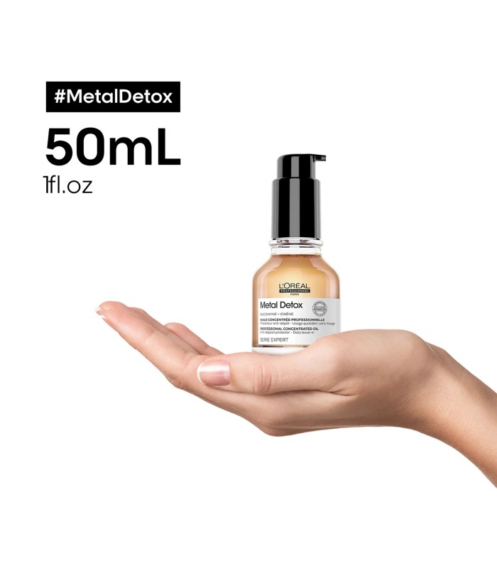 METAL DETOX - Huile concentrée pour cheveux abîmés 50 ml