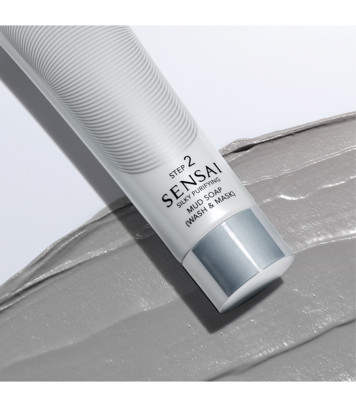 SENSAI SILKY savon de boue nettoyant et masque 125 ml