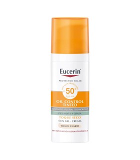 SUN PROTECTION pigment control fluido con color SPF50+ #light 50 ml