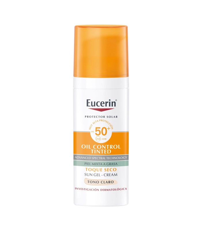 SUN PROTECTION pigment control fluido con color SPF50+ #light 50 ml