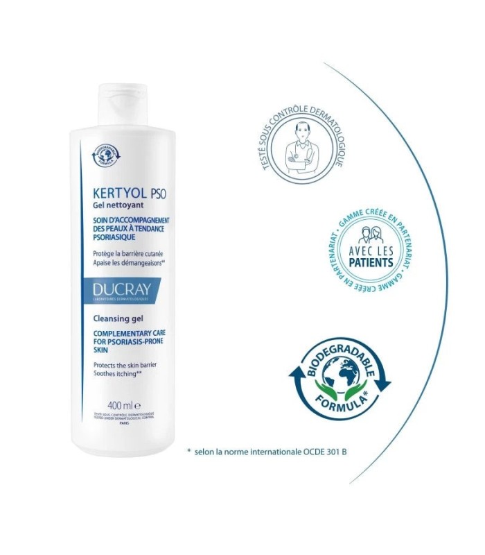 KERTYOL PSO gel limpiador ultrarrico 400 ml