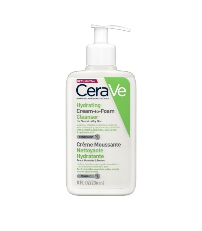 CRÈME-MOUSSE HYDRATANTE - Nettoyant 236 ml
