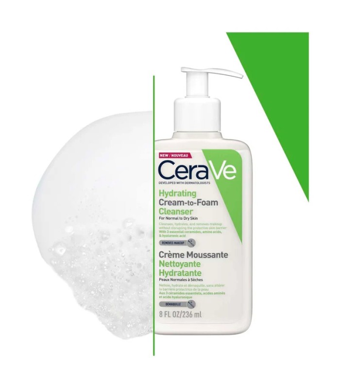 CRÈME-MOUSSE HYDRATANTE - Nettoyant 236 ml