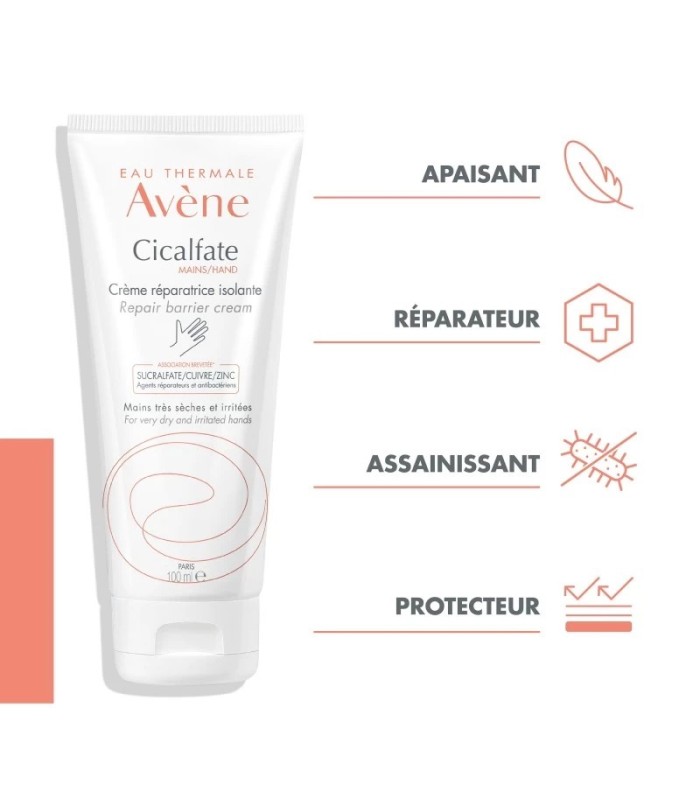 CICALFATE  - Crème Réparatrice isolante pour les Mains 100 ml