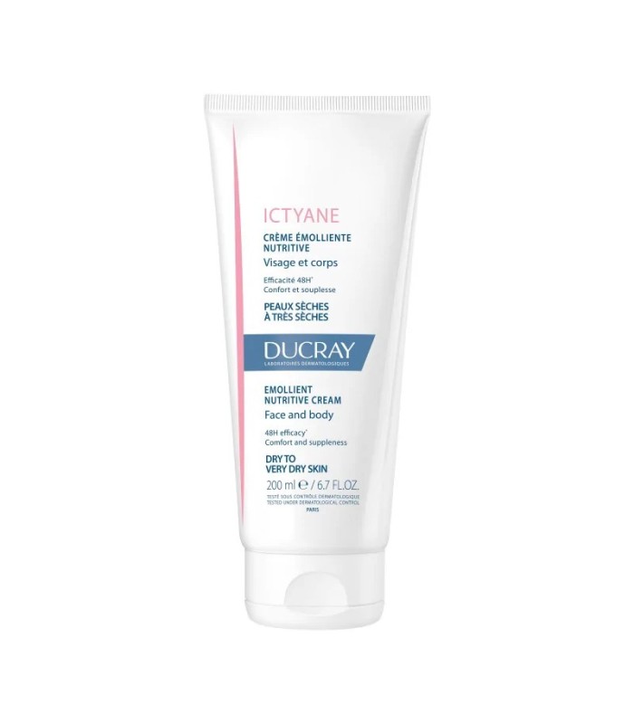ICTYANE  - Crème Émolliente Nourrissante 200 ml