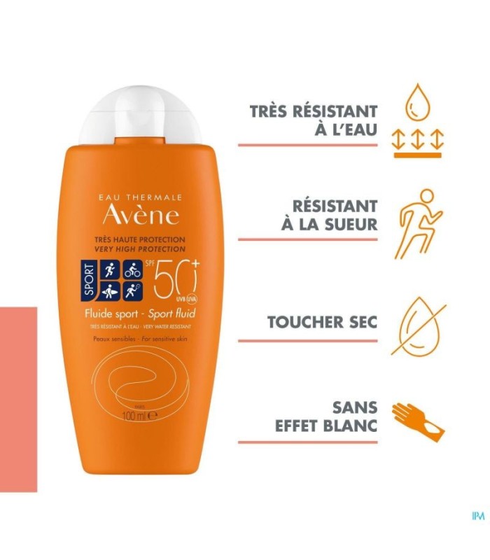 SOLAIRE HAUTE PROTECTION - fluide sportif SPF50+ 100 ml