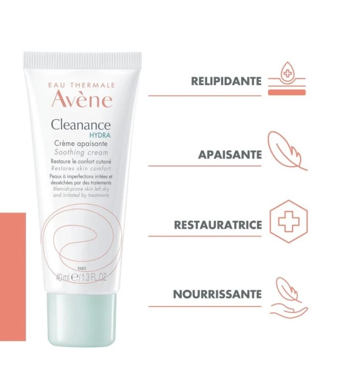 CLEANANCE HYDRA  - crème apaisante 40 ml