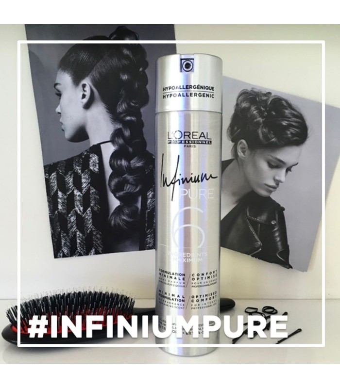 Laque Infinium Pure Compressed Extra Forte L'Oréal Professionnel - 300ml