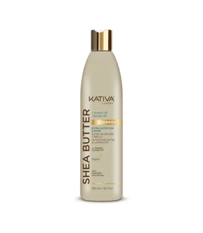 SHEA BUTTER  - shampoing a l'huile de coco et de marula 550 ml