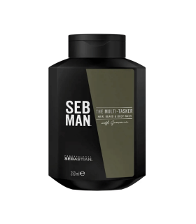 THE MULTITASKER Shampoing 3 en 1 Peau, Cheveux et Barbe 250 ml