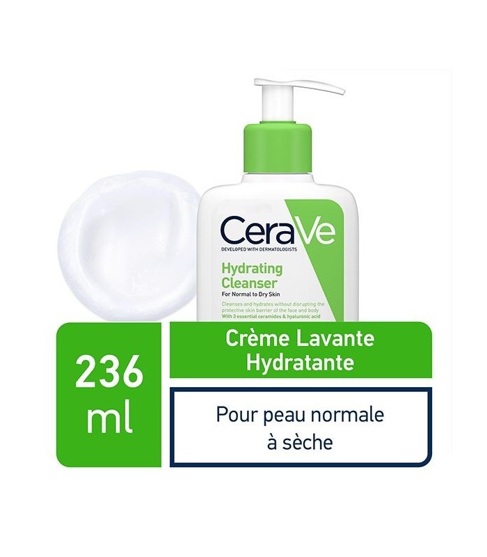 NETTOYANT HYDRATANT pour peaux normales à sèches - 236 ml