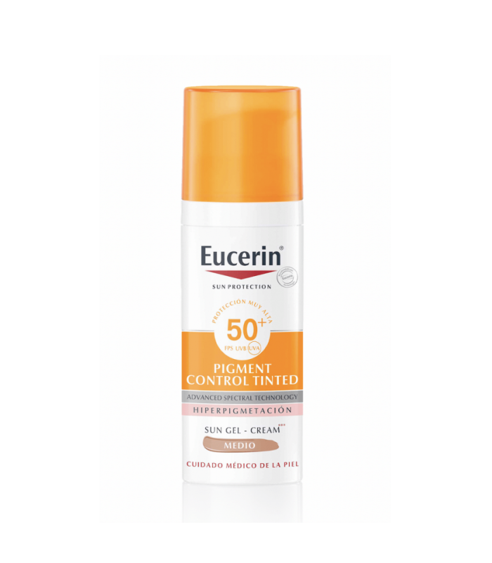 PROTECTION SOLAIRE - fluide de contrôle de couleur SPF50 moyen 50 ml