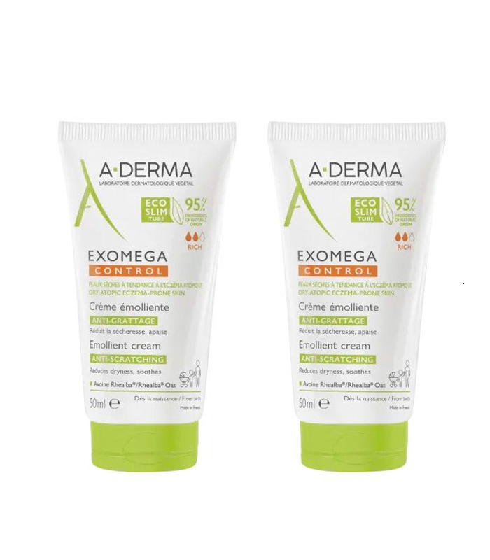 EXOMEGA CONTROL - duo crème émolliente 2 x 50 ml