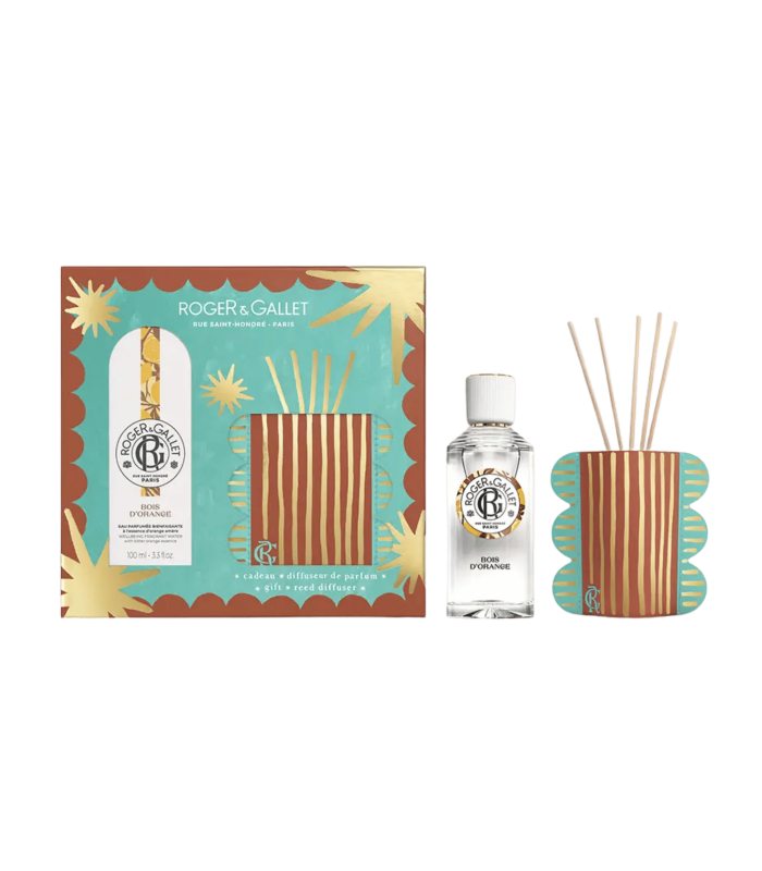 Bois d'Orange bien-être eau parfumée - Coffret 100 ml + Désodorisant