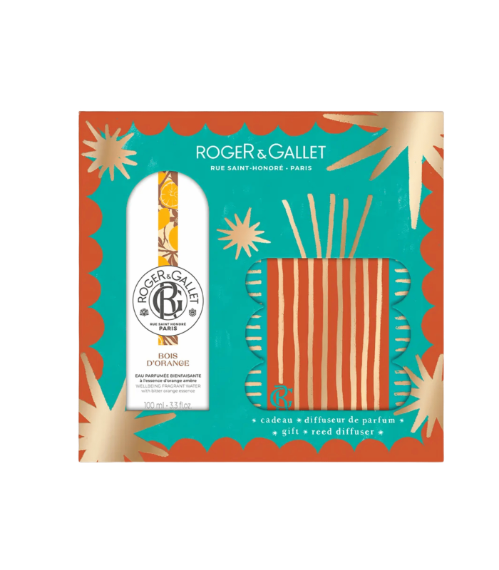 Bois d'Orange bien-être eau parfumée - Coffret 100 ml + Désodorisant