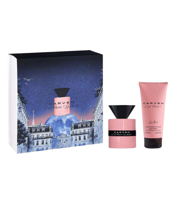 C'EST PARIS LA NUIT POUR FEMME - Coffret eau de parfum 100 ml + Crème 50 ml