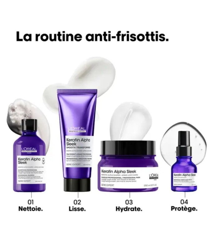 KERATIN ALPHA SLEEK - Shampoing disciplinant