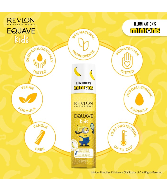 EQUAVE KIDS - Spray démêlant sans rinçage - MINIONS - 200ml