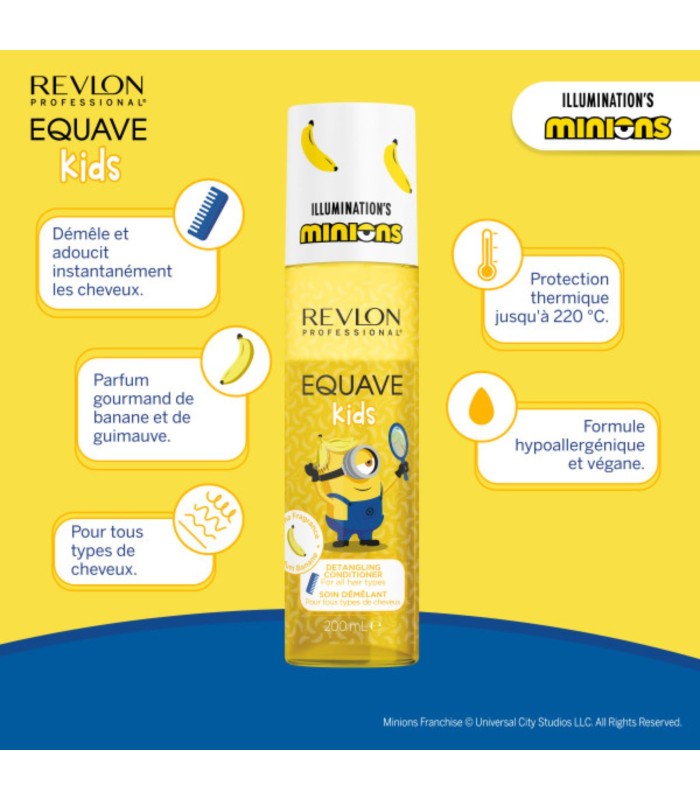 EQUAVE KIDS - Spray démêlant sans rinçage - MINIONS - 200ml