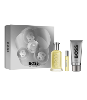 BOSS BOTTLED  - Coffret eau de toilette 100 ml + 10 ml + Gel Douche