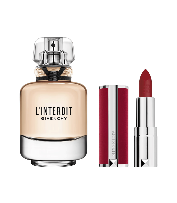 L'INTERDIT  - Coffret Eau de Parfum 80 ml + Rouge Deep Velvet N37