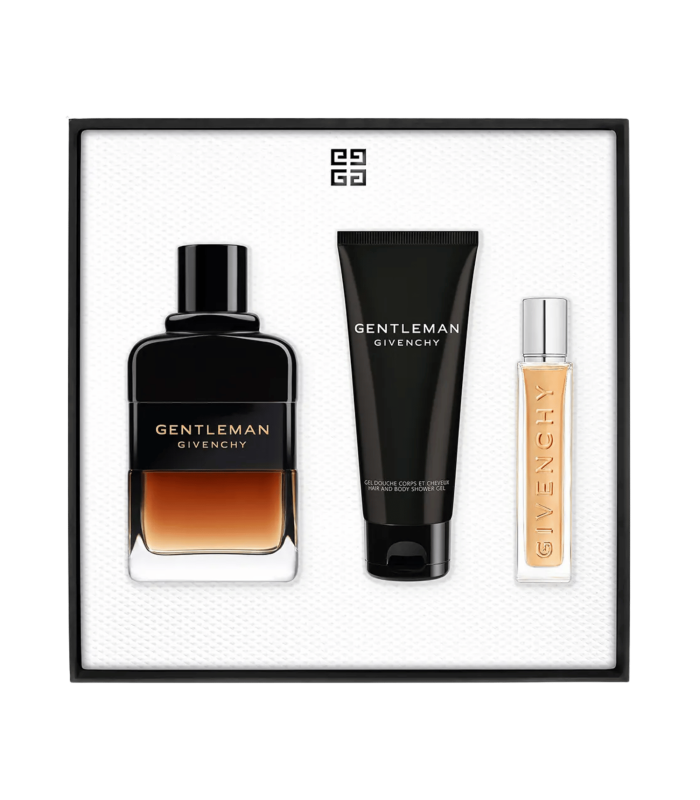 GENTLEMAN RESERVE PRIVEE - Coffret eau de parfum 100 ml + 12.5 ml + Gel Douche