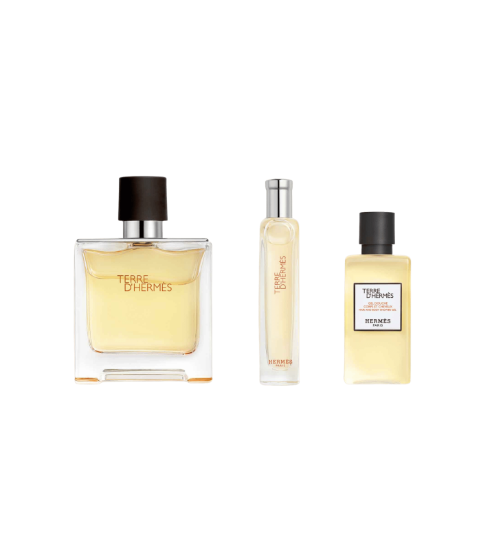 TERRE D'HERMÈS - Coffret eau de parfum - 75 ml + 15 ml + Gel douche