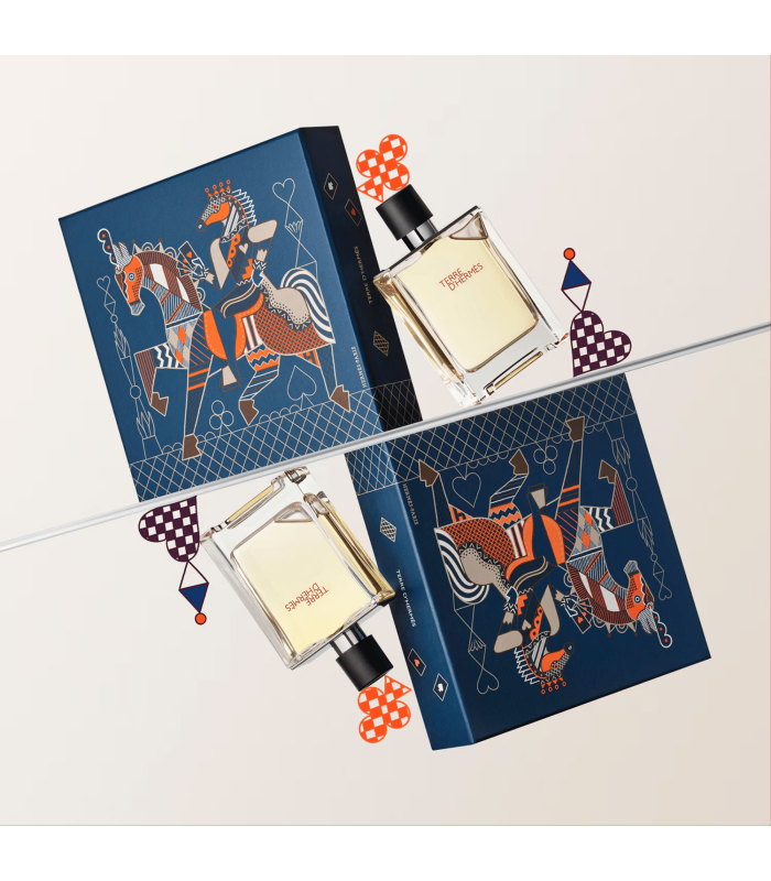 TERRE D'HERMÈS - Coffret eau de toilette - 100 ml + 15 ml + Baume