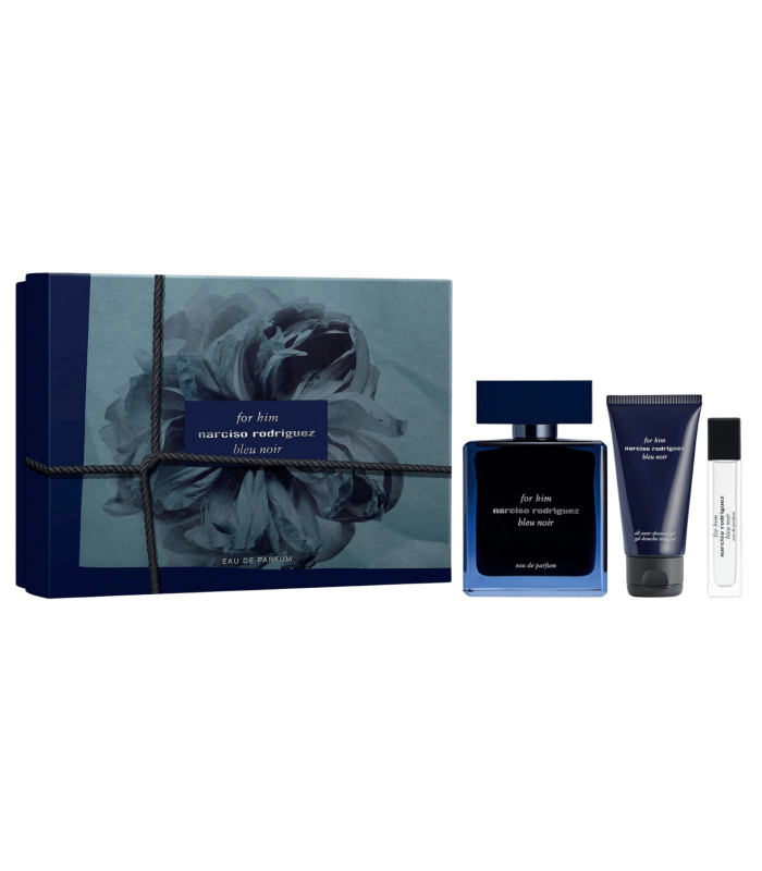 BLEU NOIR FOR HIM - Coffret eau de parfum 100 ml + 10 ml + Gel douche