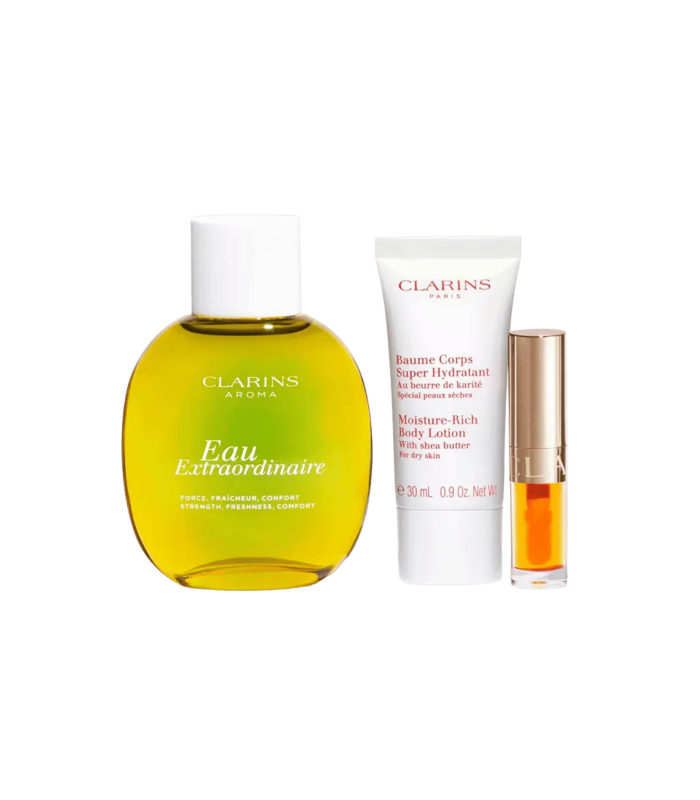 EAU EXTRAORDINAIRE - coffret eau de soin 100 ml + Baume 30 ml + Huile à lèvre