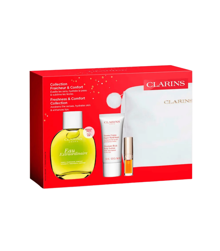EAU EXTRAORDINAIRE - coffret eau de soin 100 ml + Baume 30 ml + Huile à lèvre