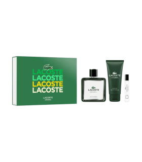 LACOSTE ORIGINAL - Coffret eau de parfum 100 ml + 7.5 ml + Gel douche
