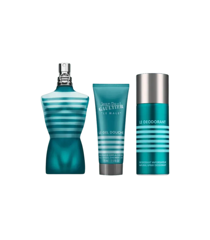 LE MALE  - Eau de Toilette 125 ml + Gel douche 75 ml + Déodorant 150 ml