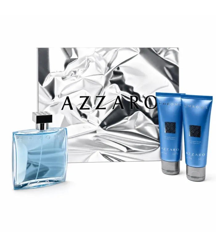 CHROME  - Coffret Eau de Toilette 100 ml + Shampoing 75 ml x 2