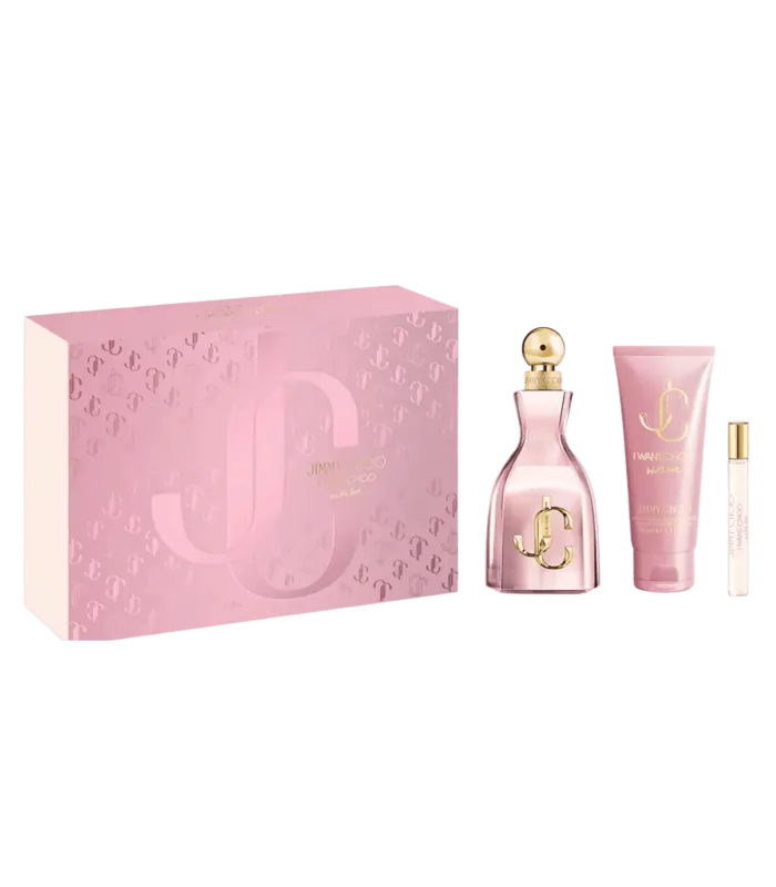 I WANT CHOO WITH LOVE -  Coffret eau de parfum 100 ml + 7.5 ml + Lait corps 100 ml
