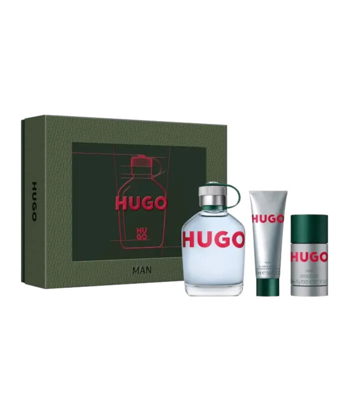 HUGO MAN - Coffret eau de toilette 125 ml + déodorant 75 ml + Gel douche 50 ml