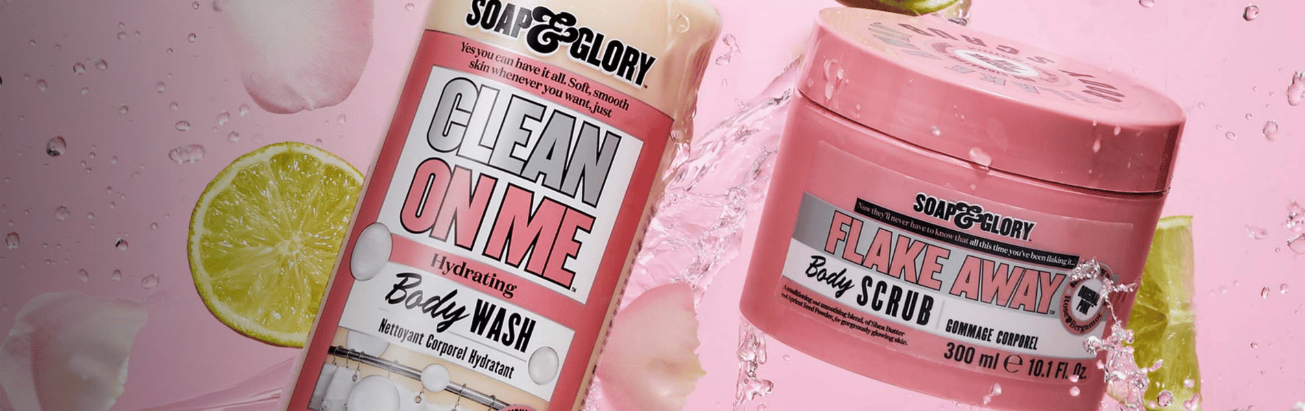 SOAP & GLORY Banner